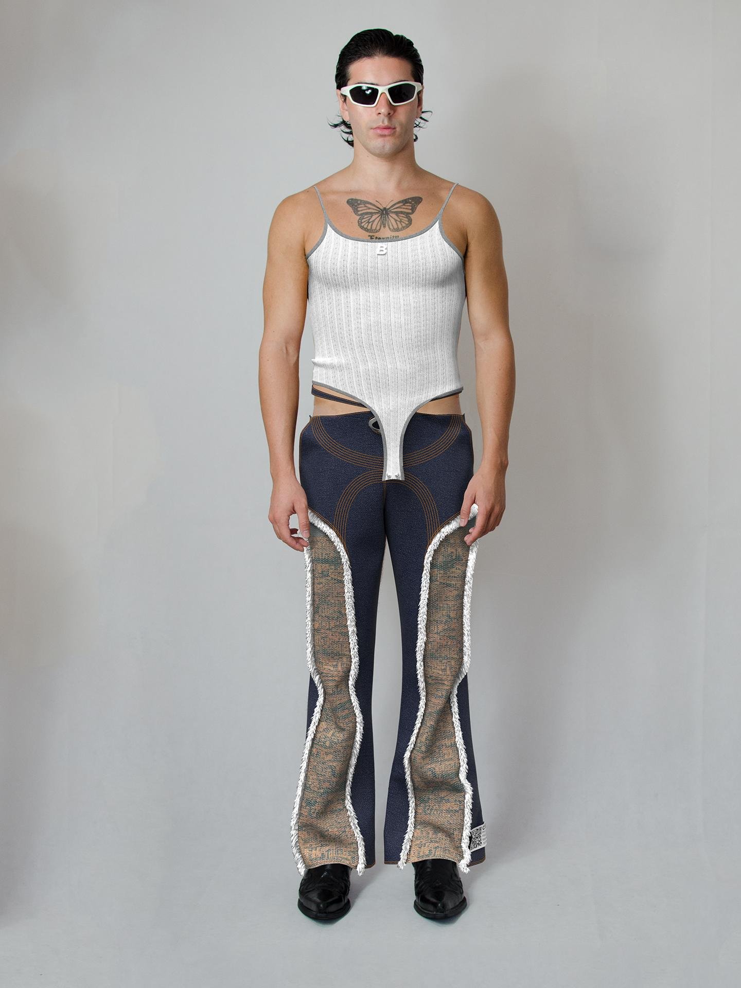 AI#2 Printed Jeans by 0 COLLECTIVE