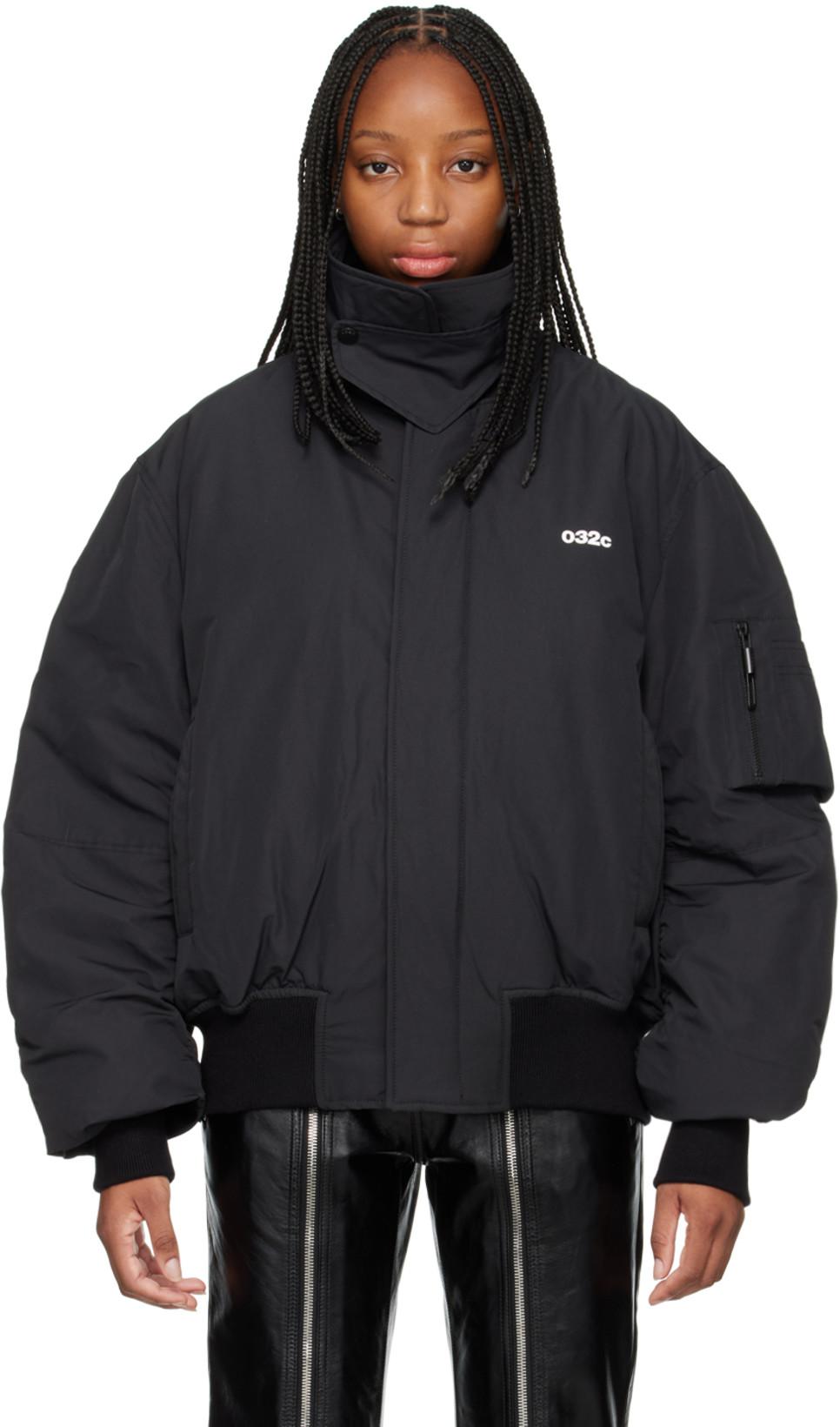 Black 'Guilty' Classic Bomber Jacket by 032C