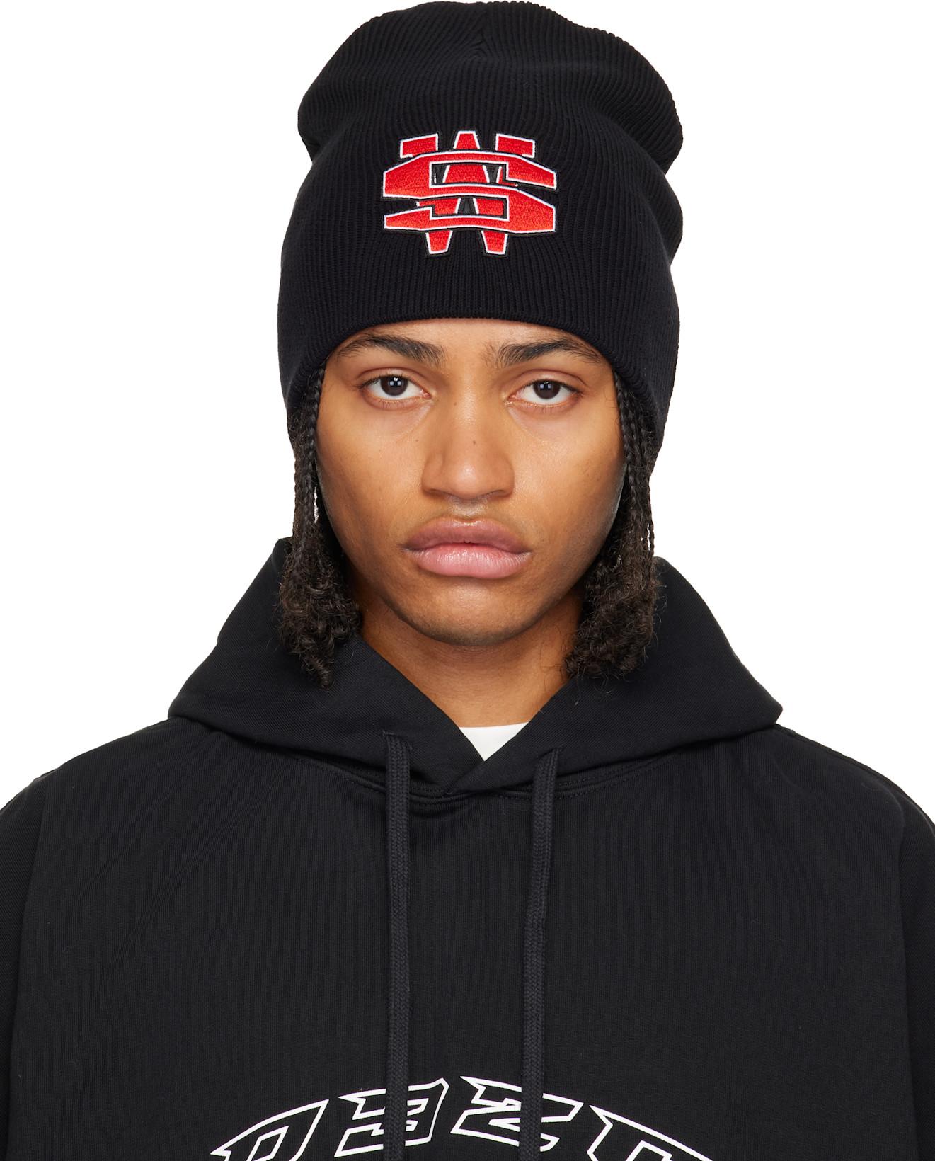 Black "One Dollar Bill" Beanie by 032C