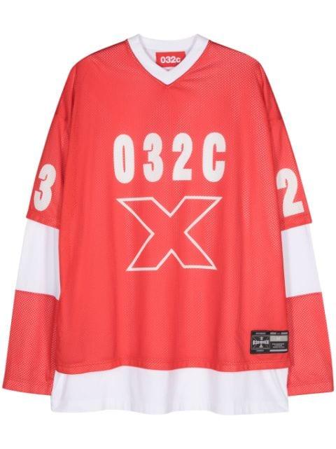 Lax layered sports T-shirt by 032C