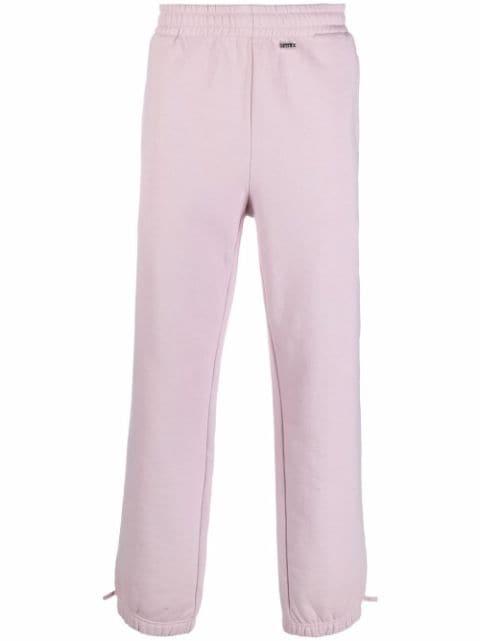 logo-plaque track pants by 032C