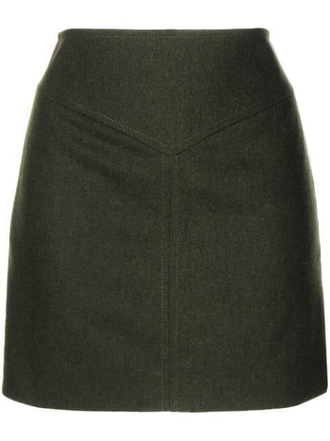 virgin wool-cashmere mini skirt by 0711