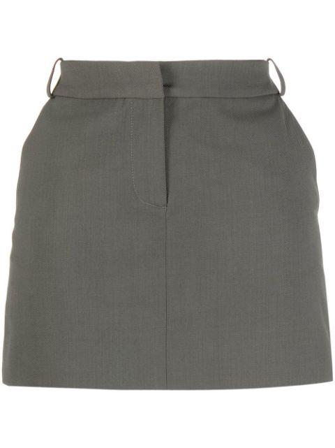 wool-blend mini skirt by 0711