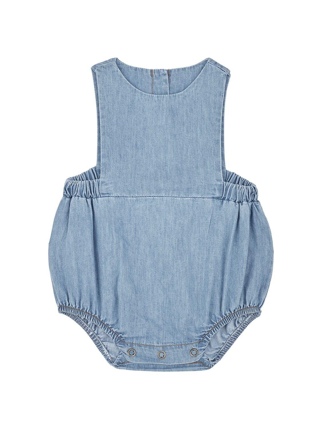 Cotton Chambray Romper by 1 + IN THE FAMILY