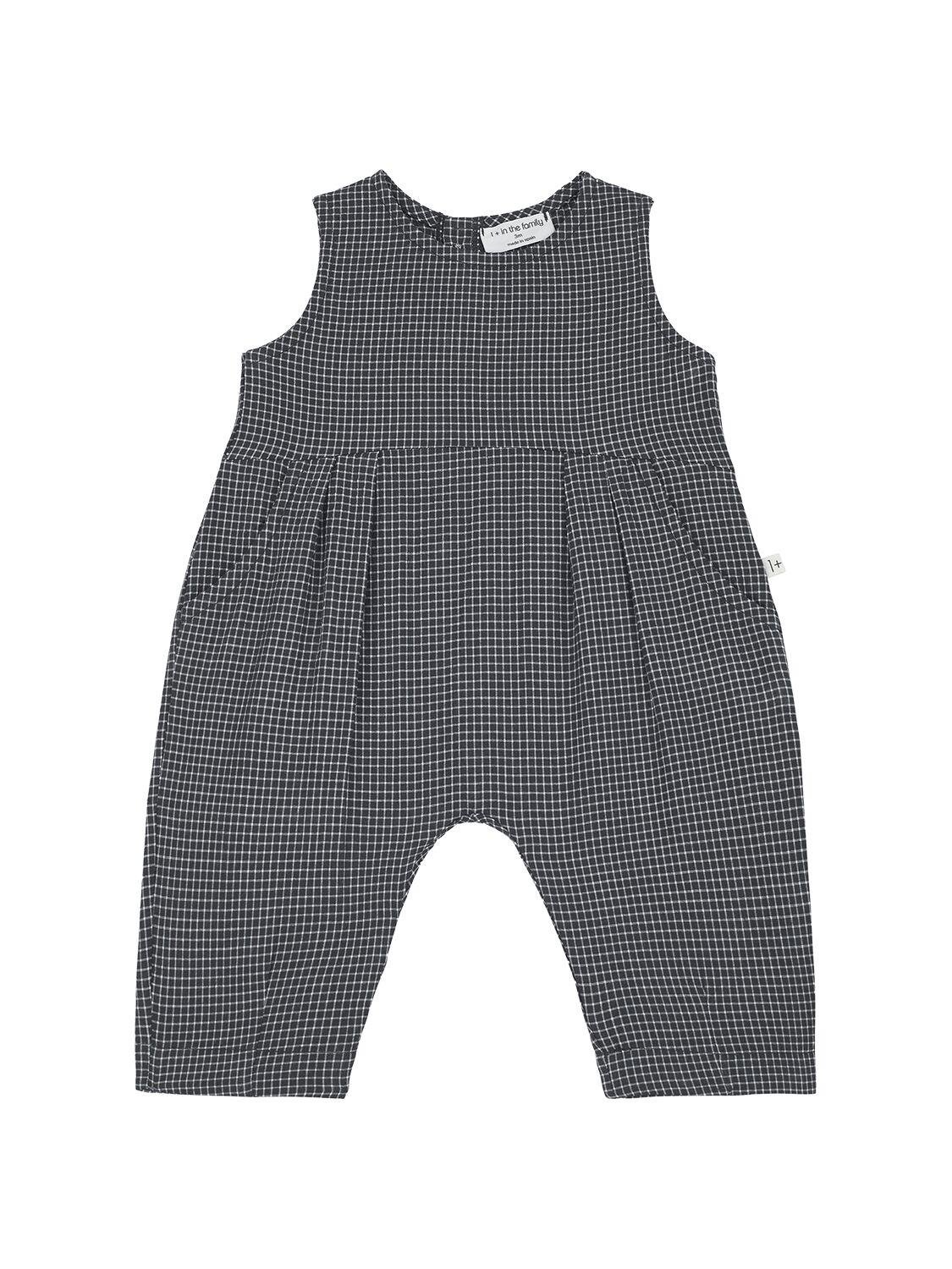 Cotton Seersucker Overalls by 1 + IN THE FAMILY