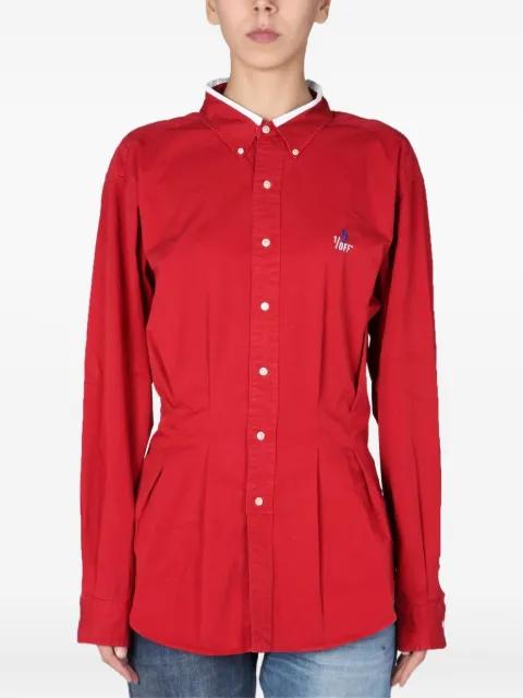buttoned pleated shirt by 1/OFF PARIS
