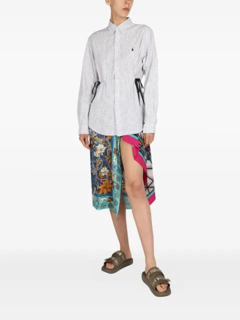 check tie dress by 1/OFF PARIS