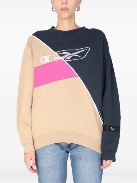 colourblock logo sweatshirt by 1/OFF PARIS