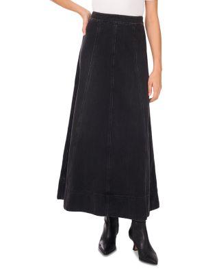 Denim Maxi Skirt by 1.STATE