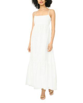 Embroidered Eyelet Maxi Dress by 1.STATE