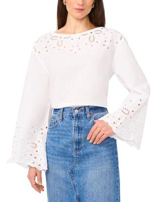 Eyelet Blouse by 1.STATE