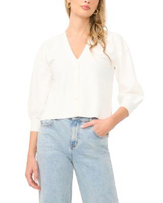 Ribbed Hem Cardigan by 1.STATE