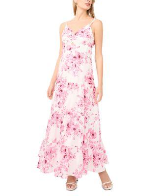 Twist Front Tiered Maxi Dress by 1.STATE