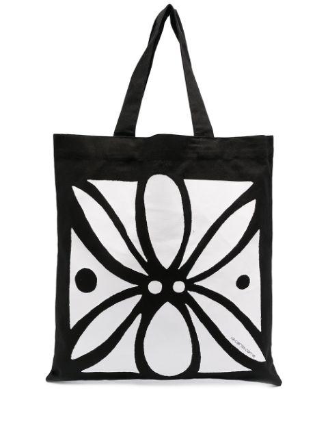 abstract floral print tote bag by 10 CORSO COMO