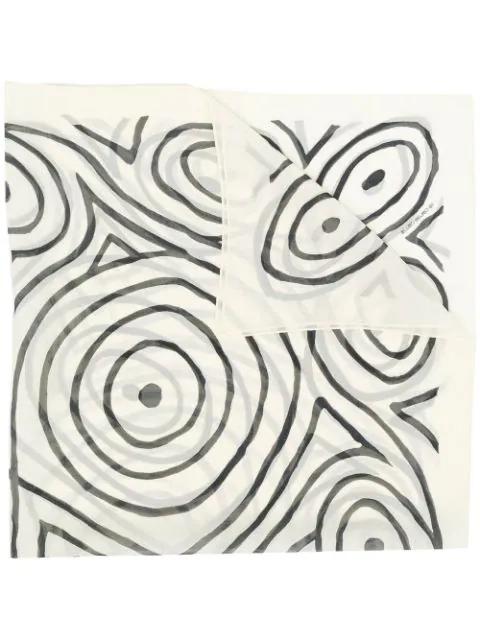 abstract-print scarf by 10 CORSO COMO