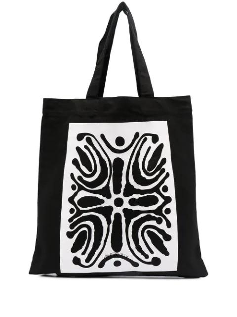 abstract print tote bag by 10 CORSO COMO