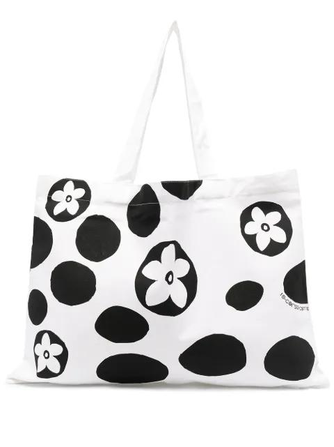 floral polka-dot print tote bag by 10 CORSO COMO
