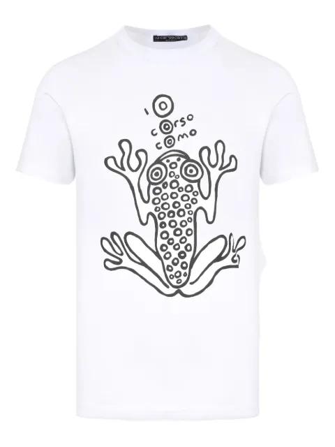 frog-print T-shirt by 10 CORSO COMO