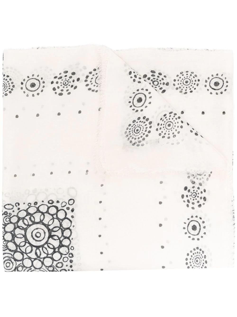 geometric print scarf by 10 CORSO COMO