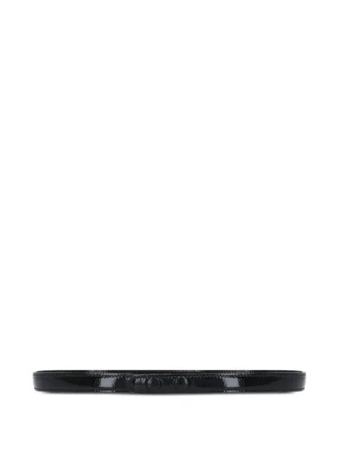 patent leather snap-button belt by 10 CORSO COMO