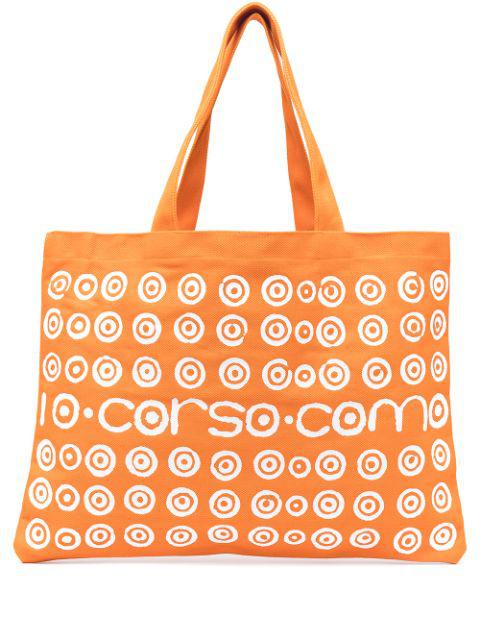 spiral logo print tote bag by 10 CORSO COMO