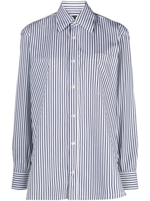 striped cotton shirt by 10 CORSO COMO
