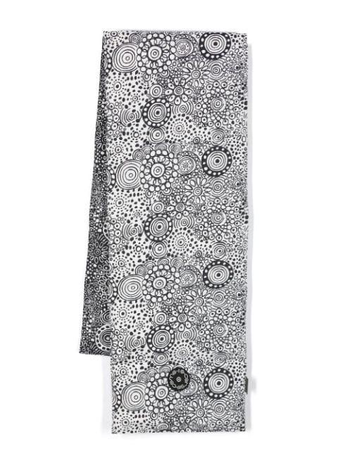 swirl-print down-padded scarf by 10 CORSO COMO