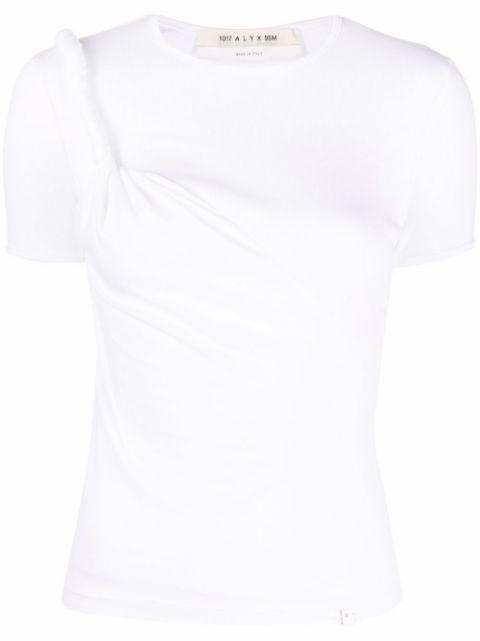 asymmetric twist T-shirt by 1017 ALYX 9SM