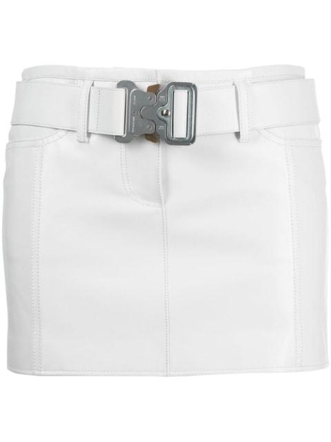 belted leather miniskirt by 1017 ALYX 9SM