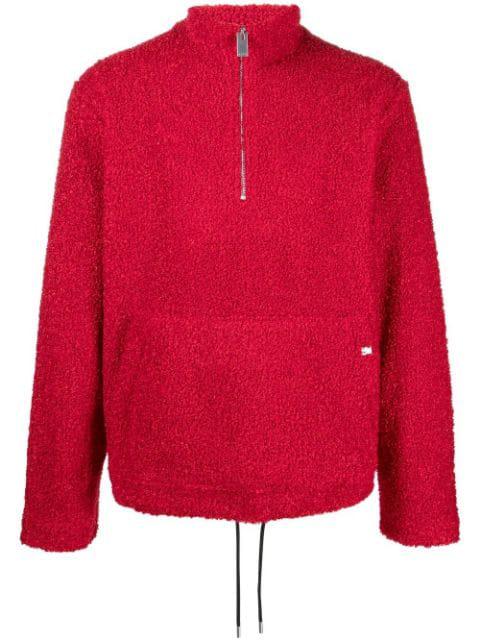 bouclé half-zip sweatshirt by 1017 ALYX 9SM