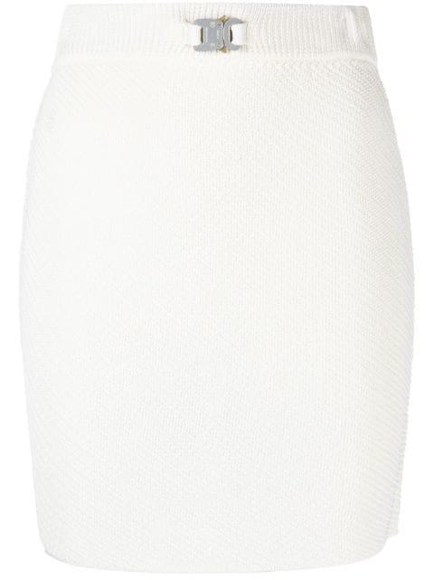 buckle-detail knit miniskirt by 1017 ALYX 9SM
