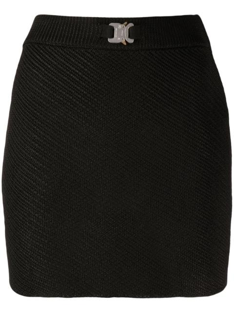 buckle-detail knit miniskirt by 1017 ALYX 9SM