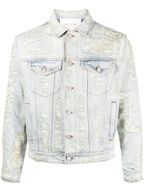 distressed denim jacket by 1017 ALYX 9SM