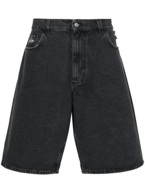 distressed-effect denim shorts by 1017 ALYX 9SM
