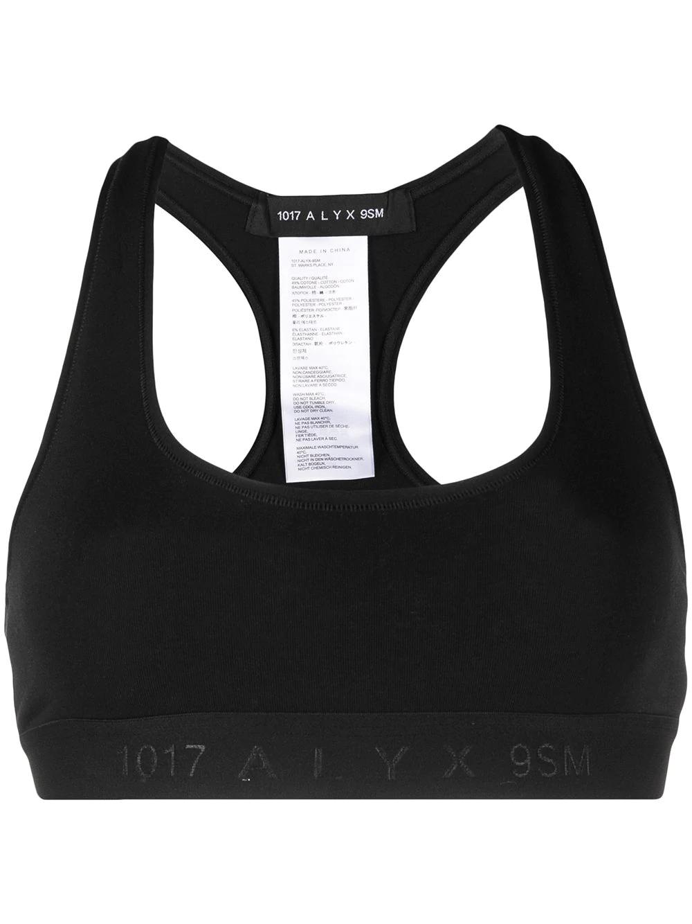 logo band cotton bra by 1017 ALYX 9SM