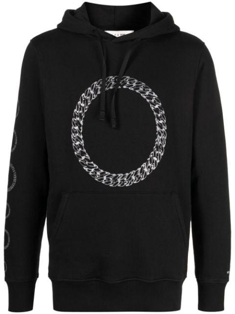 logo circle print hoodie by 1017 ALYX 9SM