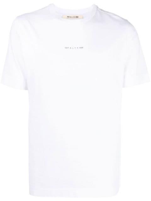 logo-print cotton T-Shirt by 1017 ALYX 9SM
