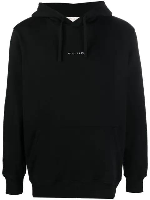 logo-print cotton hoodie by 1017 ALYX 9SM