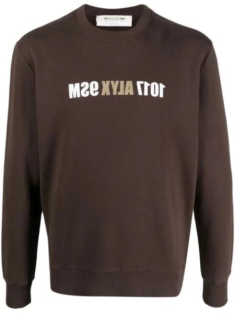 logo-print sweatshirt by 1017 ALYX 9SM