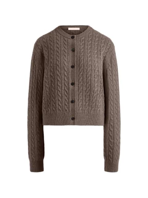 Rye cable-knit cardigan by 12 STOREEZ