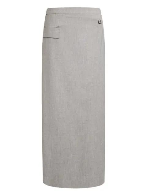 asymmetric midi skirt by 12 STOREEZ