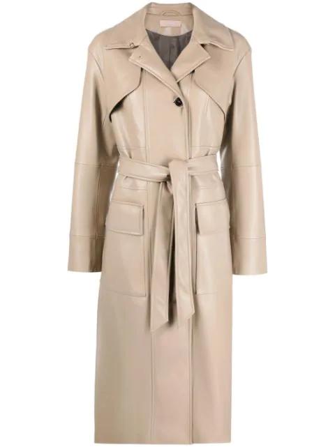 belted double-breasted trench coat by 12 STOREEZ