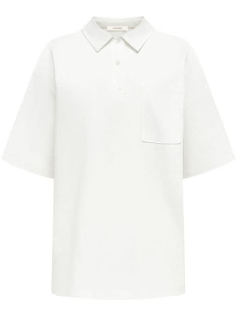 chest-pocket cotton polo shirt by 12 STOREEZ