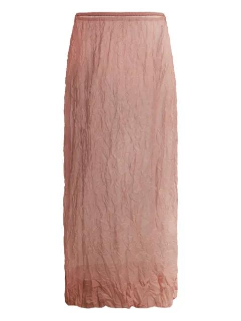 crinkled maxi skirt by 12 STOREEZ