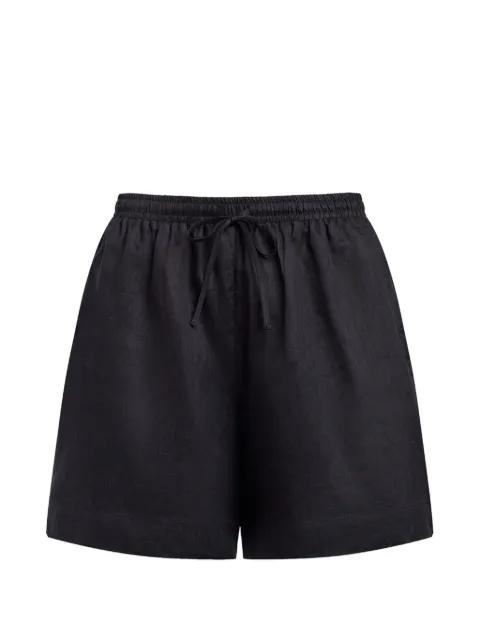 drawstring ramie shorts by 12 STOREEZ