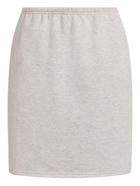 drawstring-waist terry skirt by 12 STOREEZ