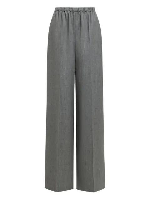 elastic-waist wool trousers by 12 STOREEZ