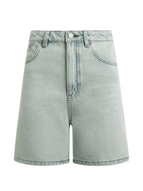 flared denim shorts by 12 STOREEZ