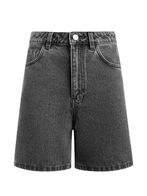 flared denim shorts by 12 STOREEZ