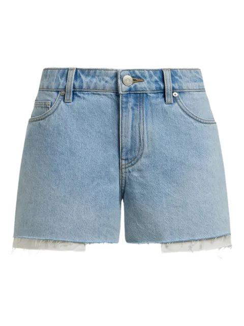 frayed-hem denim shorts by 12 STOREEZ